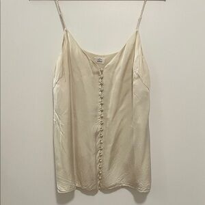Wilfred cream satin silk camisole